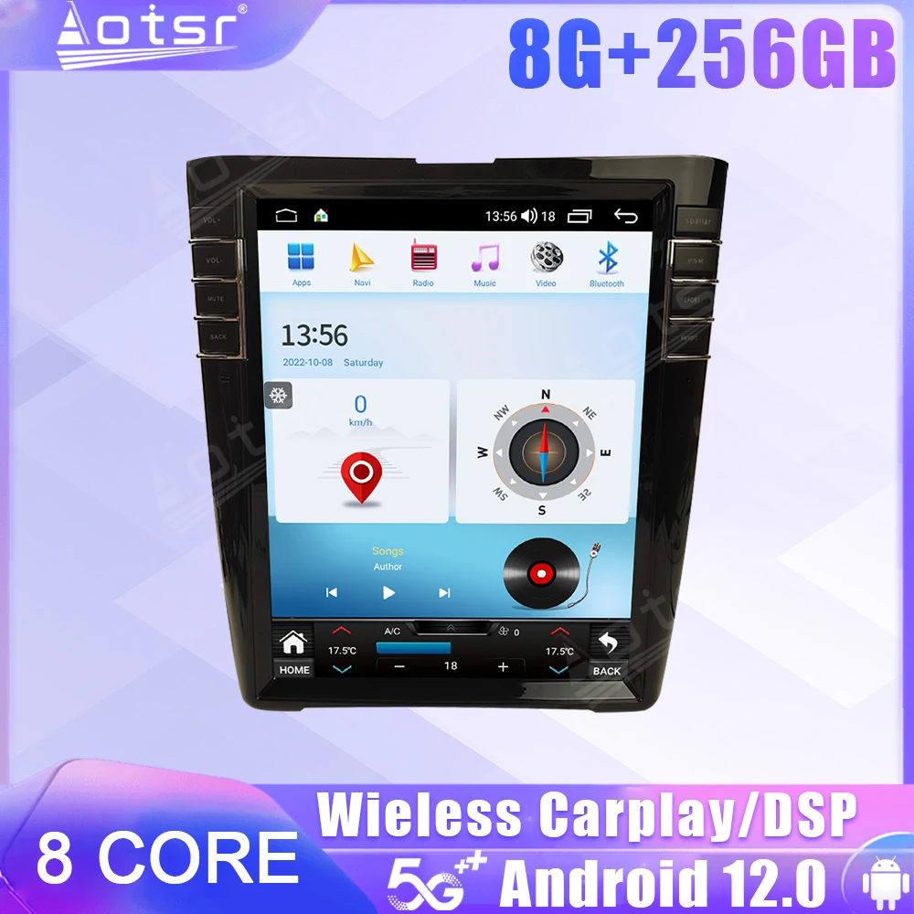 

Android 12 For Porsche Cayenne 2005-2012 8+256G GPS Car Multimedia Player Headunit Audio Radio Navigtion Tape Recorder Carplay