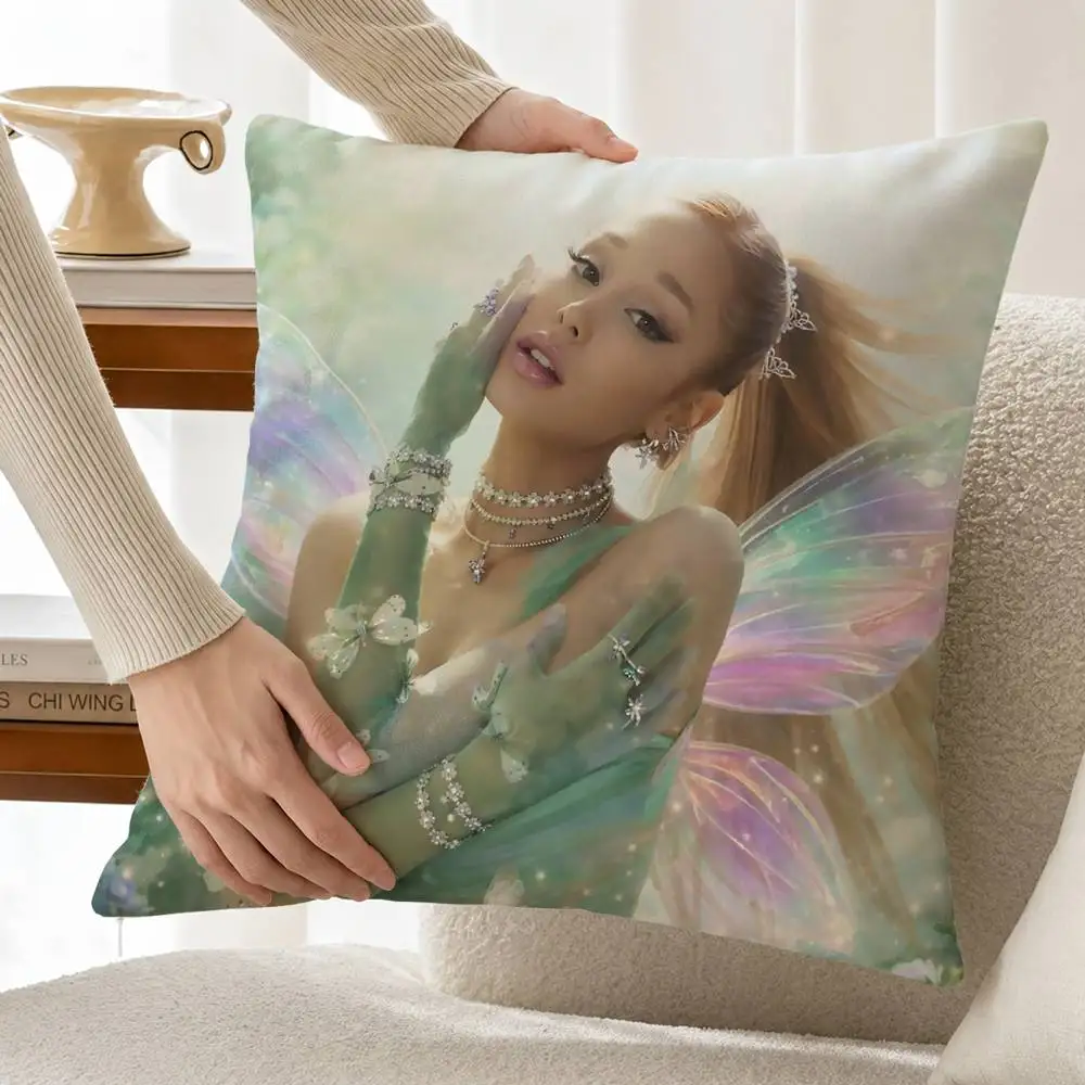 Beautiful Angel Singer A-Ariana Grande Customizable Square Cushion Cover Double Sided Print Pillow Case