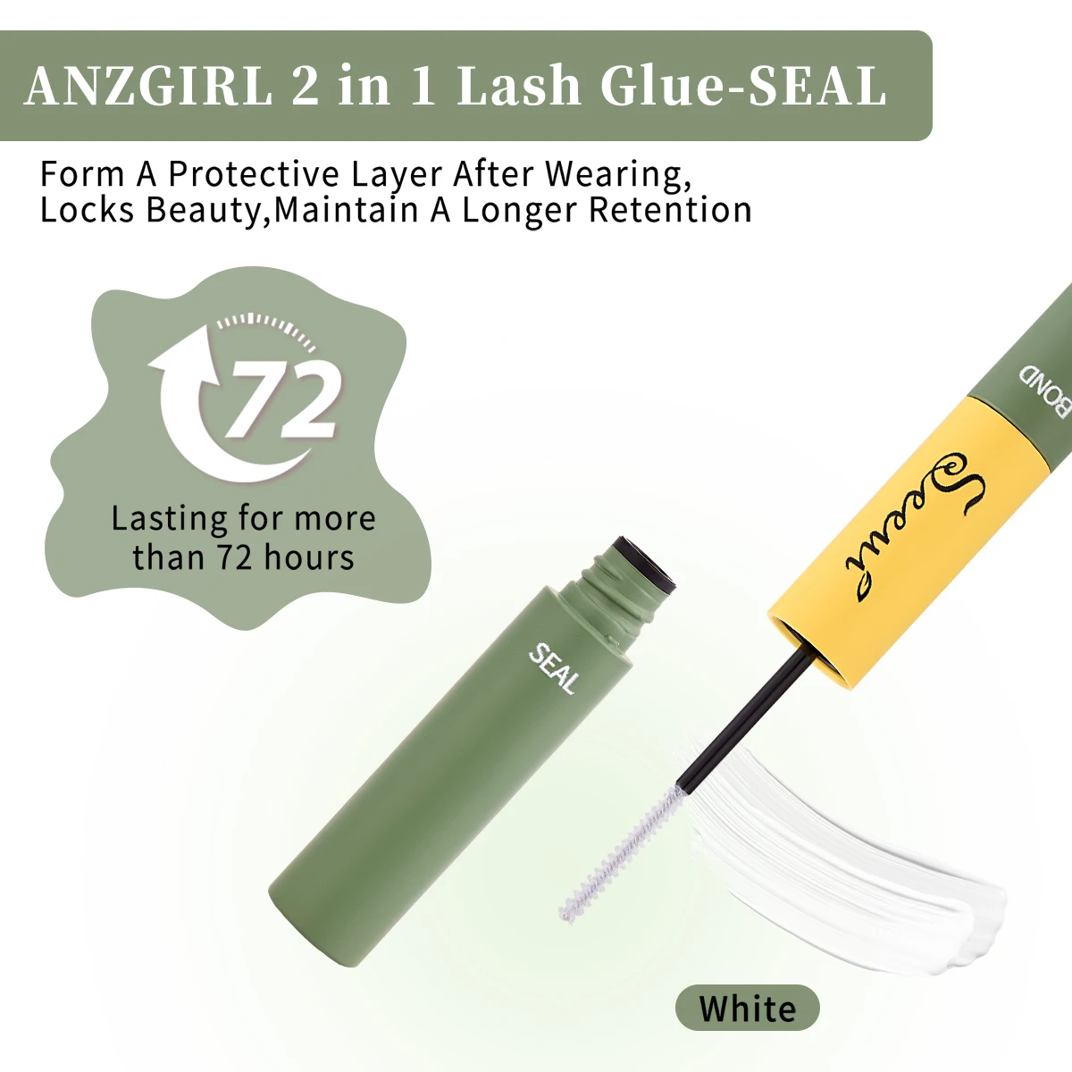 Kit per ciglia finte Lunghezza mista Estensione ciglia con legame e sigillo Pennello per rimozione pinzette Facile applicazione Regalo per trucco a molla