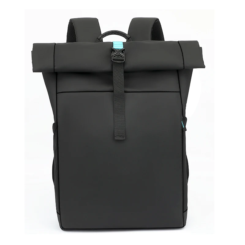 Minimalist men's and women's travel backpacks, casual laptop backpacks, minimalist business backpacks, thin rolled top design, l
