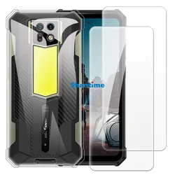 Soft Case + 2 Pack Tempered Glass Screen Protectors for Ulefone Armor 24 Full-Body Protection