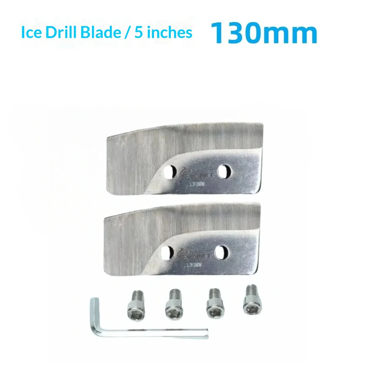 Ice drill blade for 5/6/7/8 inches diameter 130mm 150mm 180mm 210mm long manganese steel High hardness material