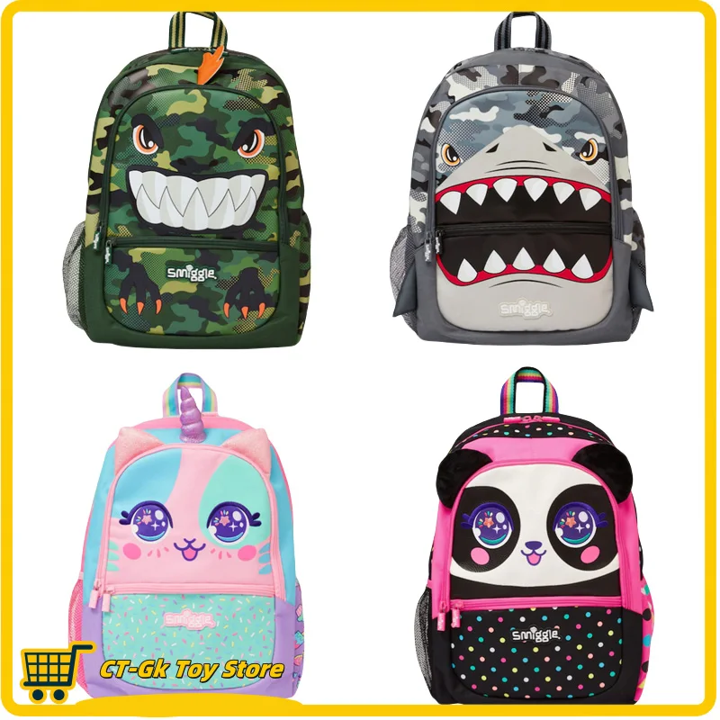 

Genuine Australia Smiggle Pupils Burden-Reducing Backpack Children'S Outdoor Cartoon Shoulder Bags Birthday Gifts 42x30x15cm