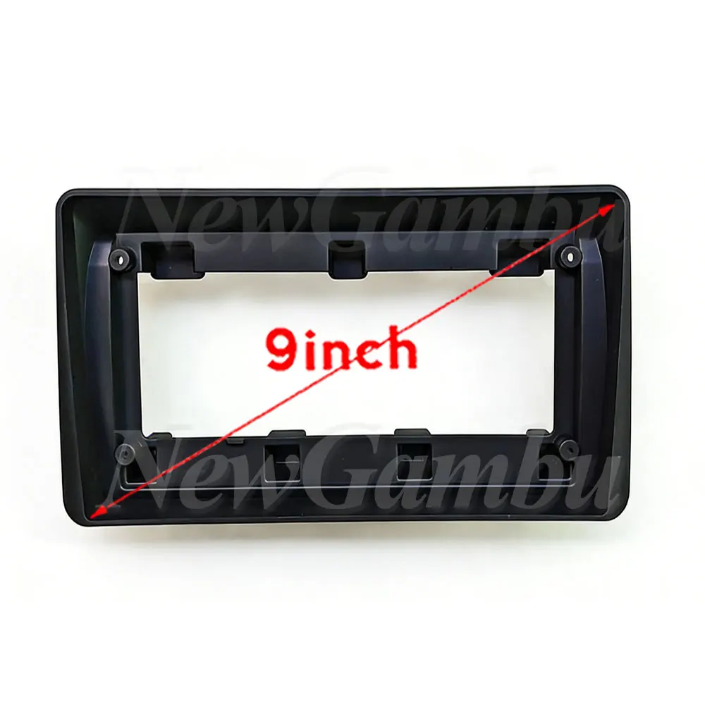 9 Inch Car Radio Installation ABS PC Plastic Fascia For RENAULT DUSTER 2024 LHD LOW-END Plane Frame No Cable