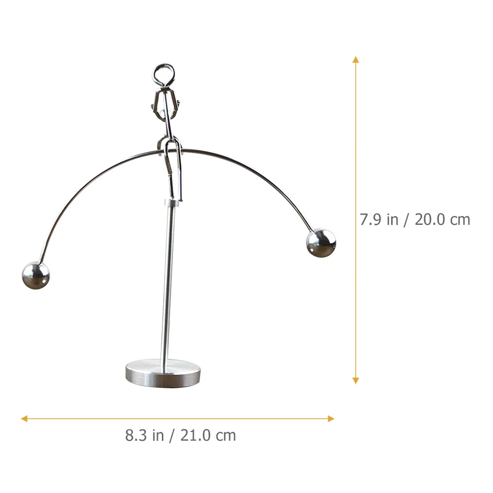 

Balance Iron Aluminum Desktop Decor Physics Balancing For Kids Education Metal Couple Creative Ornament Home Office Decor