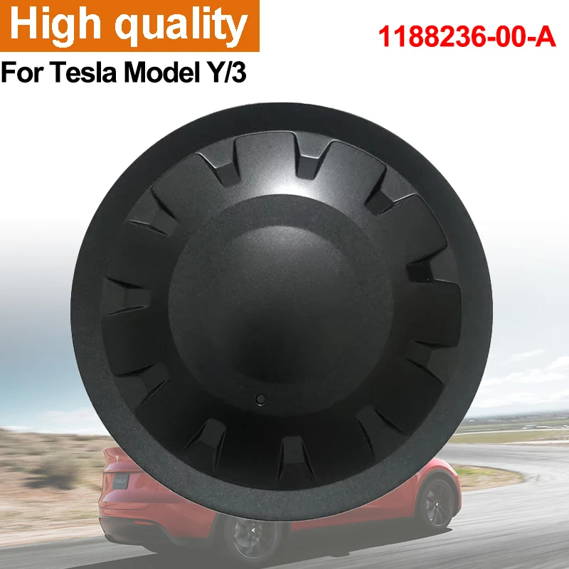 Brand New 1188236-00-A 21 Inch Black Wheel Center Cover For Tesla Model Y Model 3 118823600A