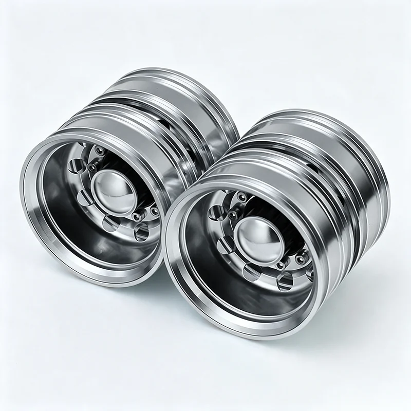 Heavy Equipment Volvo - 2pcs Metal Upgrade Rear wheel Hub