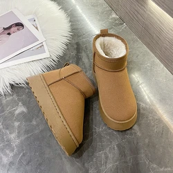 2024 New Classic Thickened Fluff Women's Snow Boots Wygodne ciepłe botki damskie Zimowe buty damskie Chunky Botas Mujer