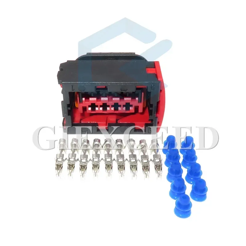 

2 Sets 9 Pin Automotive Connectors Sealed Car Female Waterproof AC Assembly Automotive Wire Socket Plug