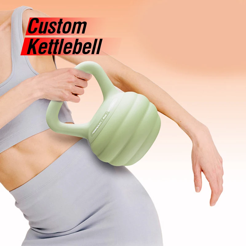 

Thickened Material Eco-Friendly Durable for Women Home Fitness Glute Training 2.5/4/6/8KG Soft Candy Shape Adjustable Kettlebell