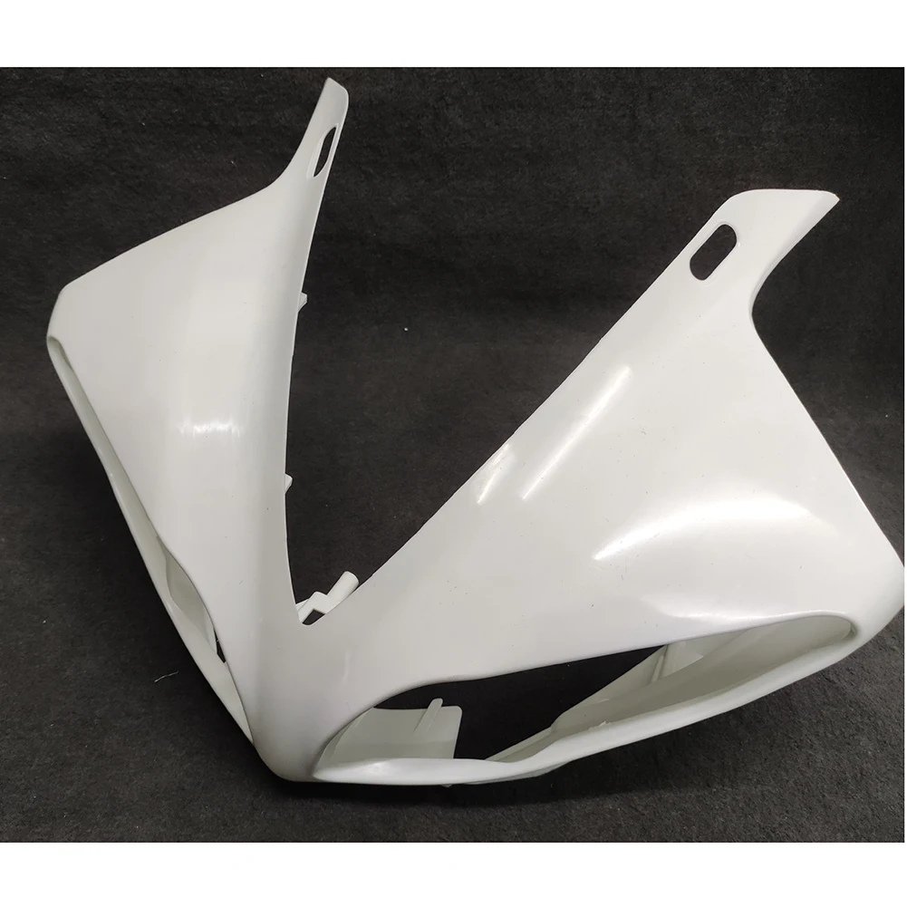 Nuovo non verniciato bianco anteriore superiore carenatura del naso stampaggio ad iniezione per Yamaha YZF R1 2009 2010 2011 2012 09-12