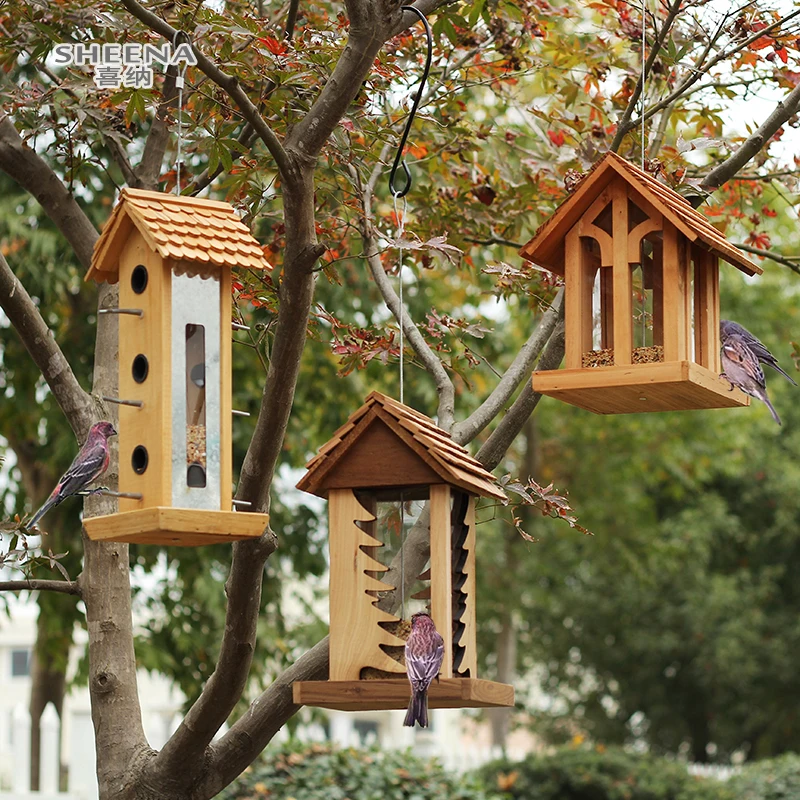 Outdoor Bird Feeder Outdoor Patio Garden Villa Estate Landscape Decoration Nature Education