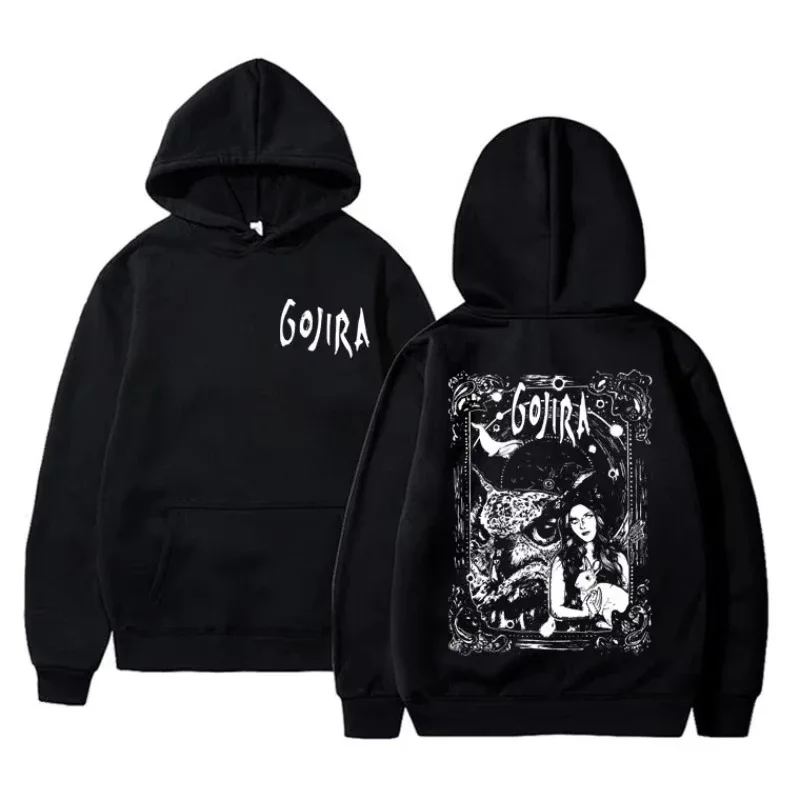 2025 Französisch Metal Band Gojira Grafik Hoodie Männlich Magma Sweatshirt Männer Mode Gedruckt Hoodie Neue Sweatshirt Harajuku Hoodie Gerinnsel