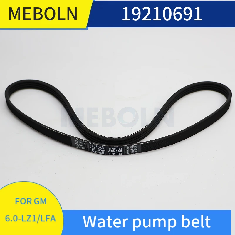 V-Ribbed Serpentine Belt 4PK939 OEM 19210691 For GM Cadillac Escalade 6.0 LZ1 Hybrid 2007-2013 Auto Drive Belt Car Engine Multi