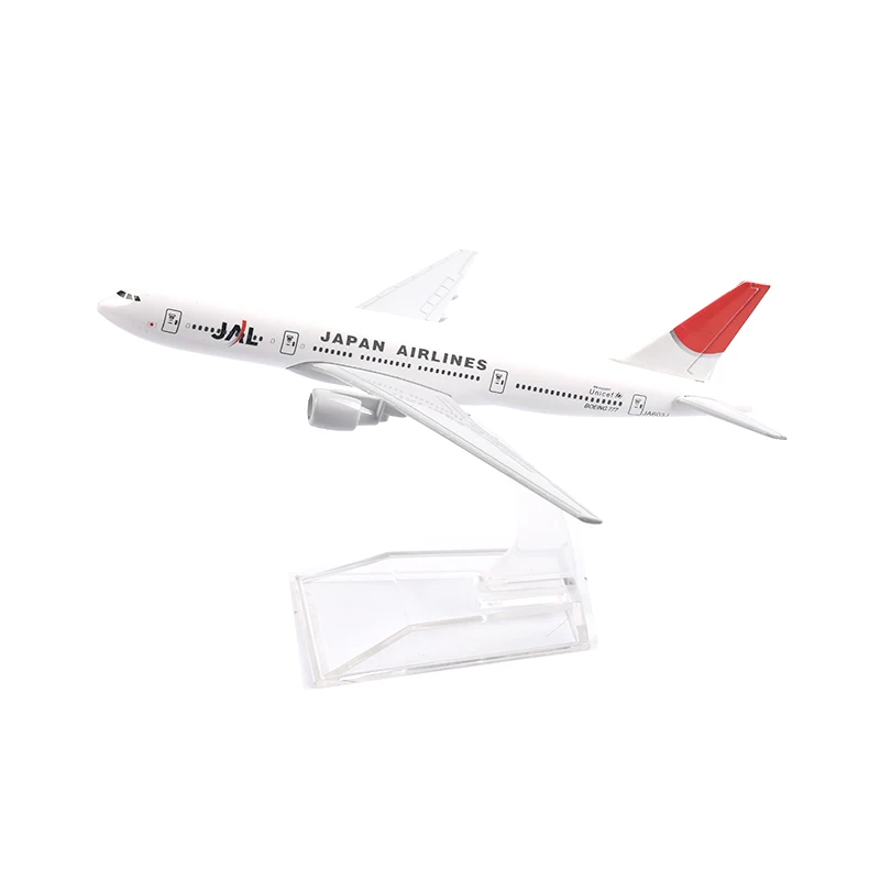 JASON TUTU 16cm JAPAN Airlines aeroplane model Boeing 777 Aircraft Model Planel Airplane Diecast Metal 1/400 Scale Planes