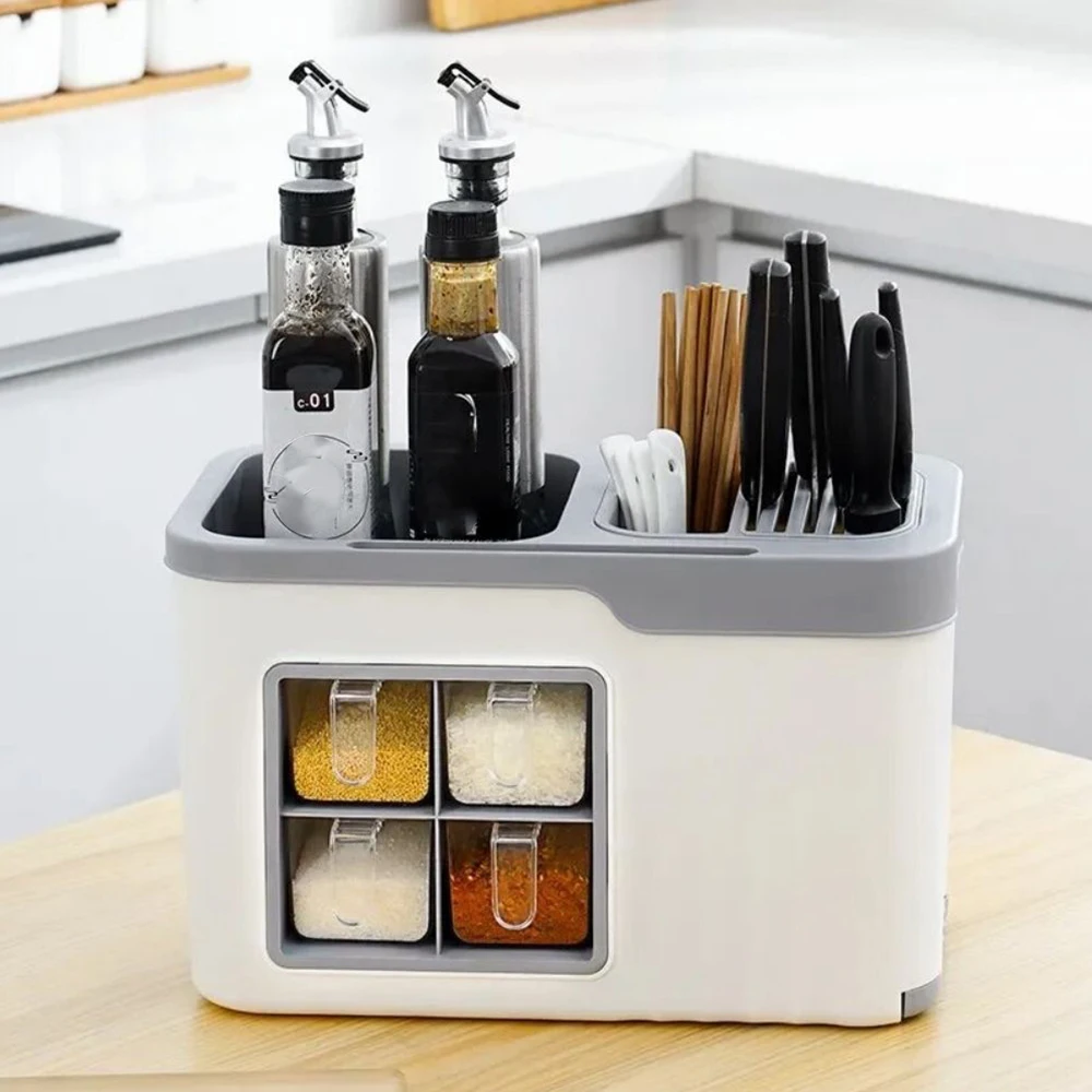 1pc storage rack Bring four spoons,seasoning box storage rack, chopstick and knife storage,Oil Bottle Storage Rack,kitchen Tools