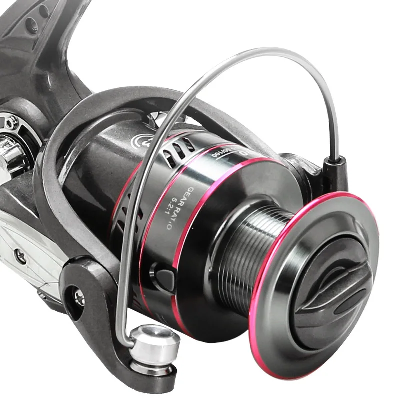 1pcs Metal Spinnings Reel 5.2:1 12KG Drag 13 Bearings For Sea Bass Boat Fishing Tools Interchangeable Left And Right Hand