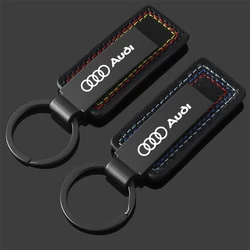 Zinc Alloy Keyring 3 Colors Sport Metal Keyring Pendant For Audi A1 A4 A5 A6 A7 A8 B6 B7 B8 B9 TT TTS 8S SQ5 A4L A6L Q3 Q5 Q7 S5