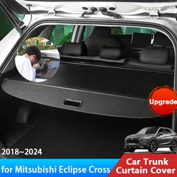 for Mitsubishi Eclipse Cross 2018 2019 2020 2021 2022 2023 2024 Accessories Trunk Curtain Mat Rear Curtain Retractable Interior
