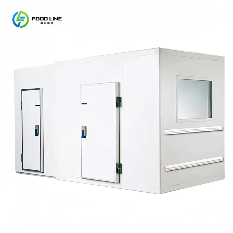 

Walk in Freezer for Frozen Fish Seafood Storage Indonesia with Semi Hermetic Unit Cold Room Custom