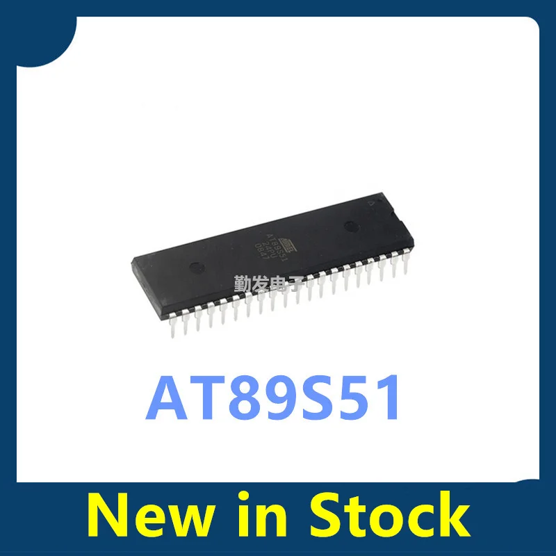 5PCS AT89S51-24PU AT89S51 DIP-40 8-bit microcontroller