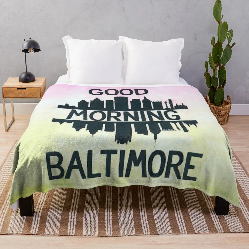 Hairspray - Good Morning Baltimore! Throw Blanket Beautifuls Softest Tourist Blankets