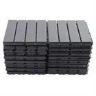 30Pcs 12\'\' Deck Patio Tile Interlocking PP Plastic Flooring Pavers Tiles Outdoor