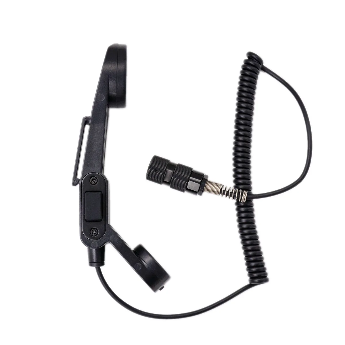 Tactical 6Pin H250 Handheld Speaker Microphone with PTT Compatible  AN/PRC 152  148 Virtual Model Harris Dummy Case