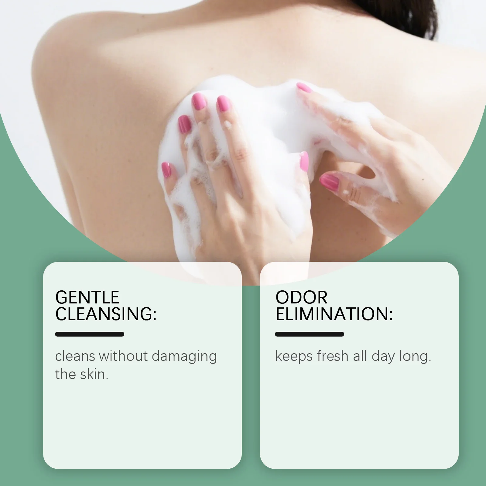 Arbre à thé Gel douche rafraîchissant propre saleté riche mousse contrôle de l'huile prévenir le blocage des pores améliorer la rugosité sec parfumé Boby Wash