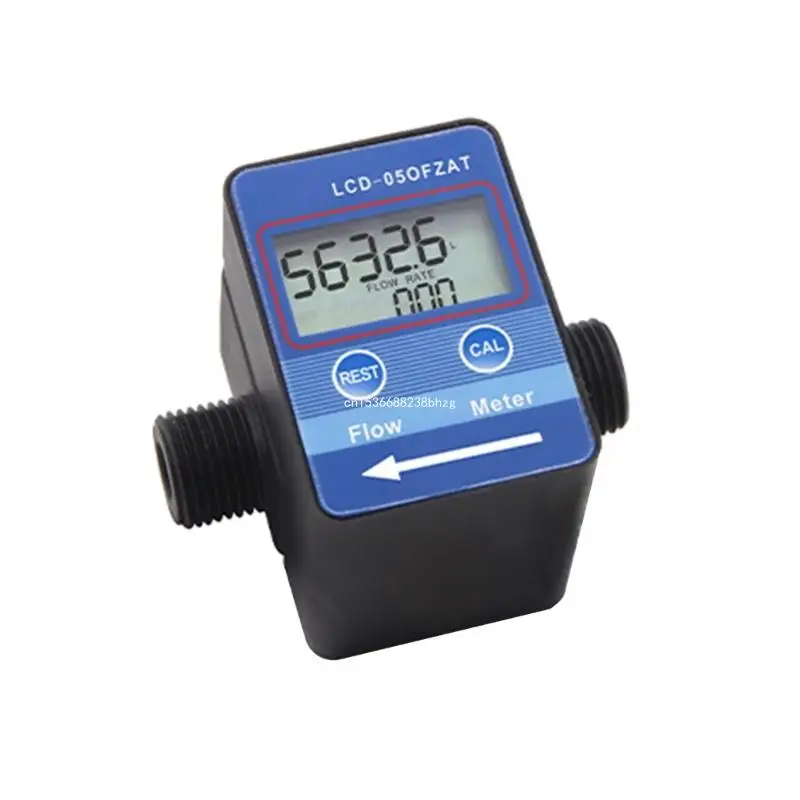 

Turbines Meter Electronic Digital Flow-Meter Plastic Liquid Water Diesels Gasolines 2.3-3.3V Dropship