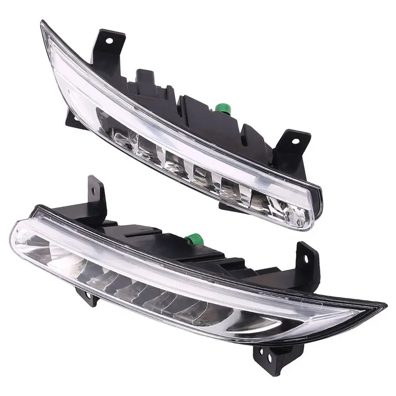 

Exclusive 1Pair Car LED DRL Fog Light For Renault Fluence 2014+ Auto Driving Lamp Daytime Running Light Bumper Lamp