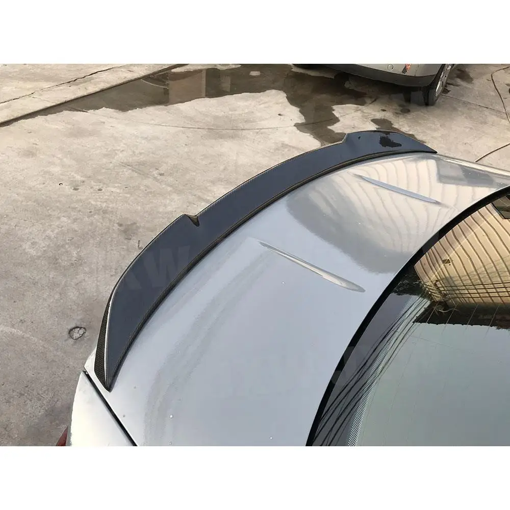 لسيارات BMW 2 Series F22 F87 M2 كوبيه 2014-2019 ألياف الكربون الخلفي الجذع بطة سبويلر الجناح الخلفي سبويلر الجناح
