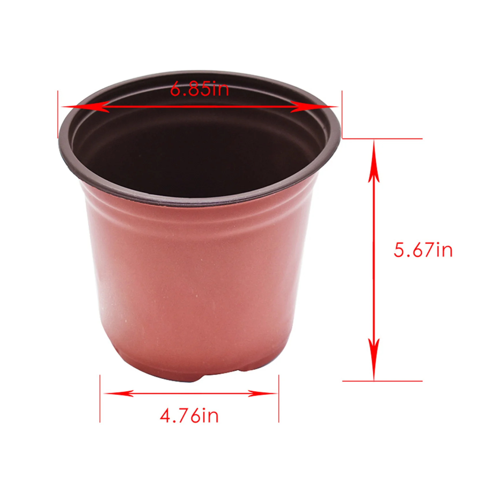 Vasos de mudas vasos de plantas de plástico copos de mudas vasos de berçário recipiente de plantas apto para germinação de sementes, cultivo de mudas, suculentas