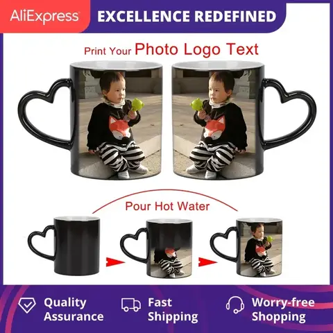 Custom Photo Color Changing Mug To Catch Fish
