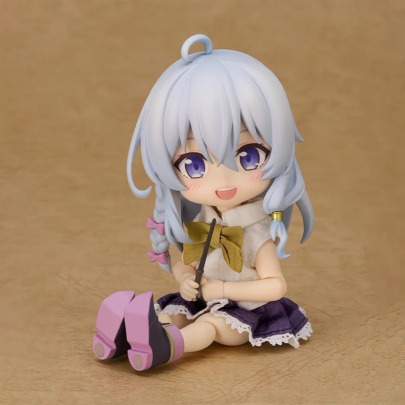 

【100%Authentic】GOOD SMILE COMPANY Original Majo No Tabitabi Elaina Nendoroid Doll Anime Cartoon Model Decoration Gifts Toys