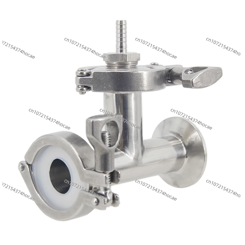 In line oxygenation/aeration component 1.5 inch three clip 2.0 micron oxygenation stone 1/4 inch homemade drum