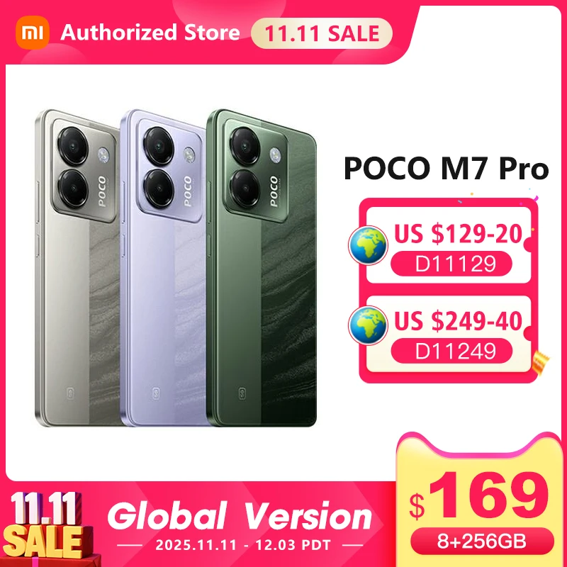 【Брендовый +】Новейшая глобальная версия POCO M7 Pro 5G