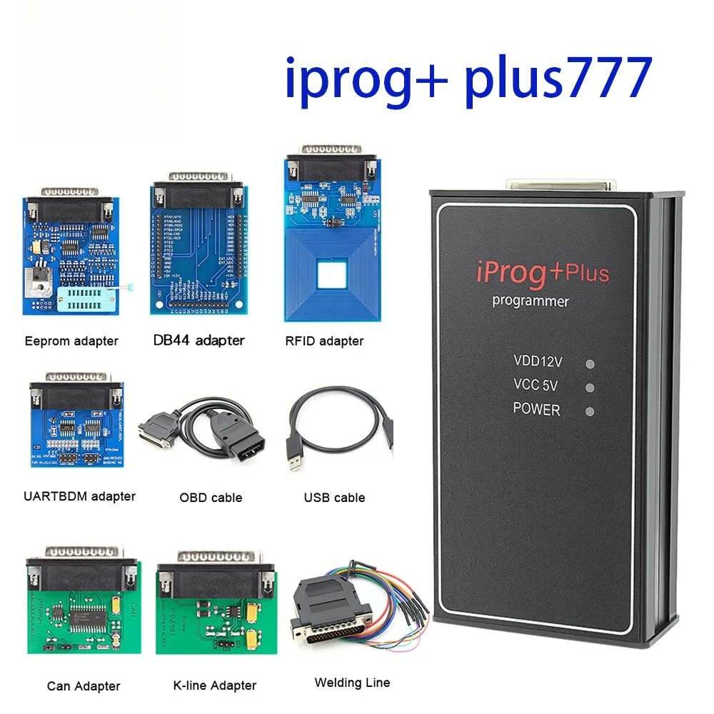 2025 Iprog+Plus V777 Full Adapters 777 Iprog IPROG Pro Full Adapters