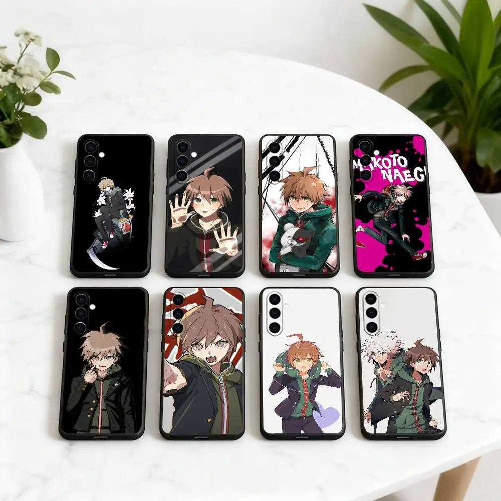 

M-Makoto N-Naegi-MNES Phone Case For Samsung Galaxy A73,A72,A71,A70,A53,A52,A51,Others Soft Black Cover