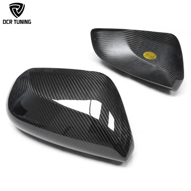

Real Carbon Fiber Side Mirror Cover for CAMRY for TOYOTA AVALON for C-HR Stick-On Wing Mirror Overlay 2018+ Model