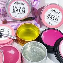 Lomansa NEW 10g Eyelah Lift Glue Lash Adhesive Glue Balm Fruit Flavor 2 in 1 Lifting Curling Adhesive For Lash Perm Makeup Tool