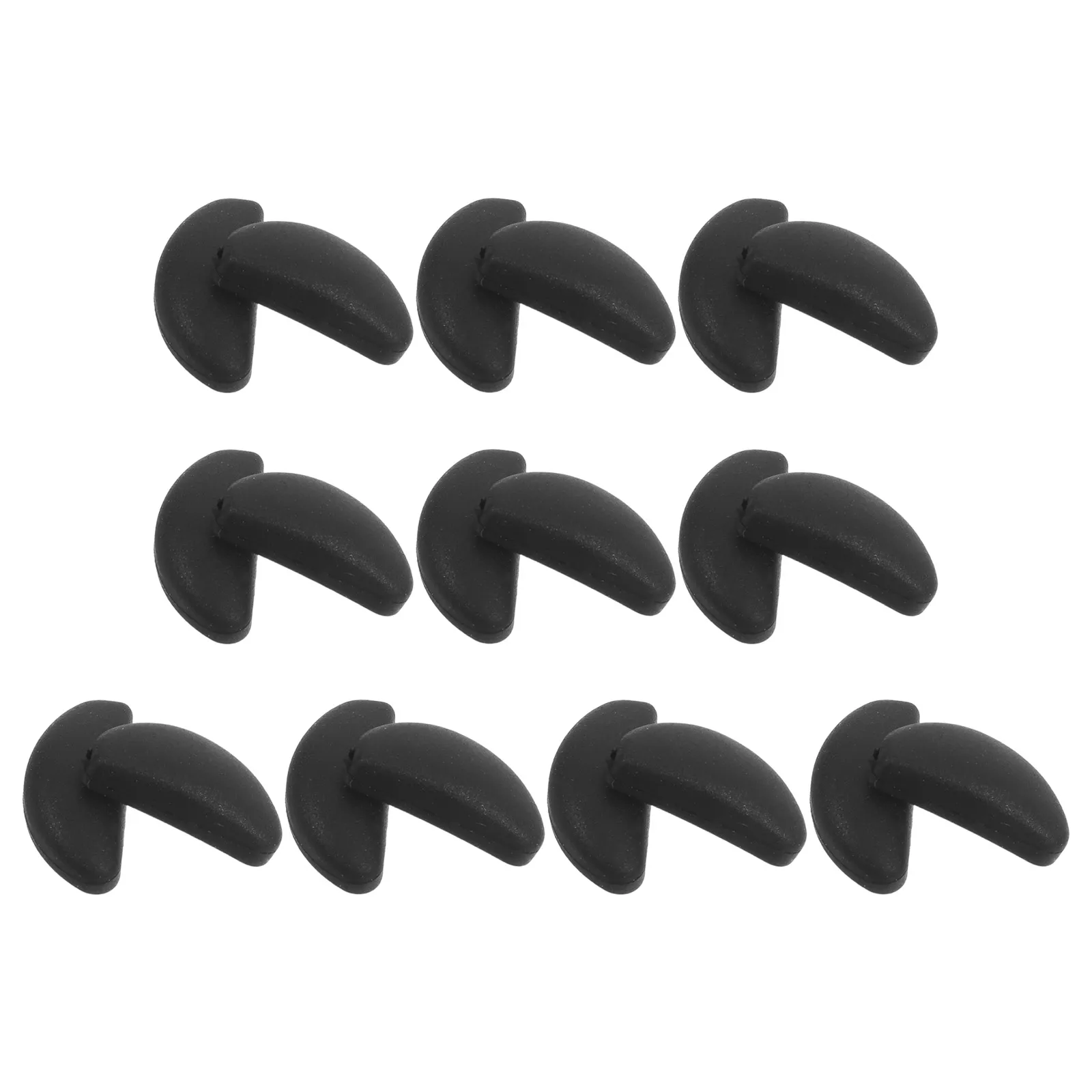 

10 Pairs Waterdrop Nose Pads Comfortable Anti Slip Eyeglass Silicone Soft Fit Glasses Bridge Strap Non Slip Grips Sunglasses