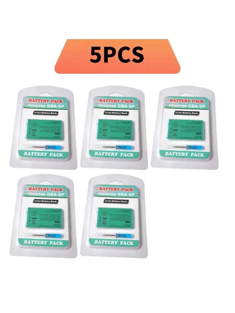 Neu für Game GBA SP 850mAh wiederaufladbarer Lithium-Ionen-Akku & Schraubendreher-Set für Boy Advance / GBA SP Ersatzakku