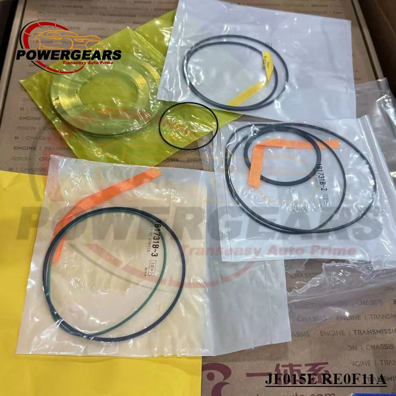 

JF015E RE0F11A Ремкомплект уплотнения шкива и масляного кольца, костюм для Nissan Mitsubishi, автозапчасти, барабанный поршень JF015 CVT