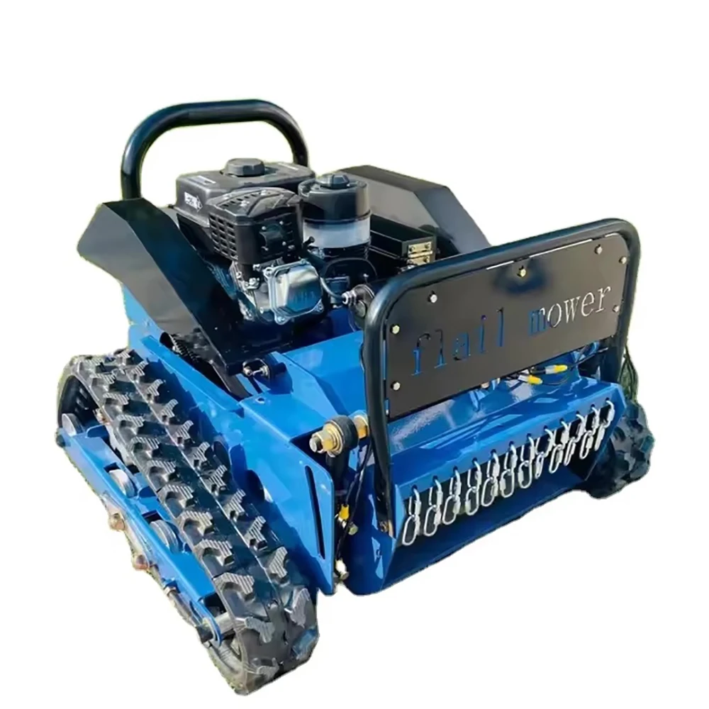 

Self-Propelled High Power Gasoline Lawn Mower Small Diesel Engine Remote Control Grass Cutting Machine Rubber Making Machinery