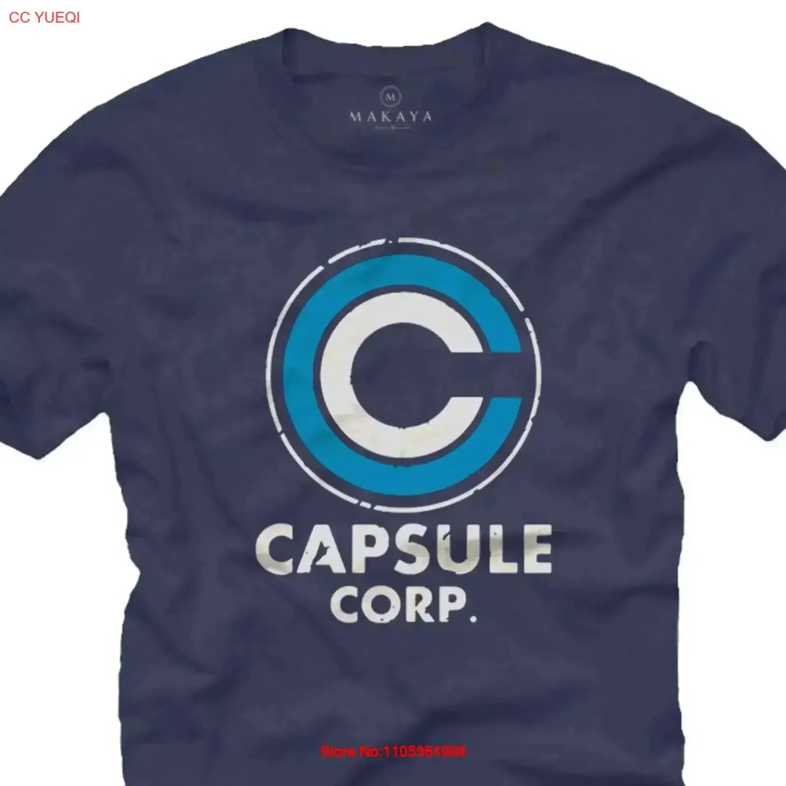 

Мужская футболка MAKAYA Capsule Corp Dragon, темно-серая, S XXXXXL, винтажный стираный топ, повседневная одежда, стильная, универсальная, слегка