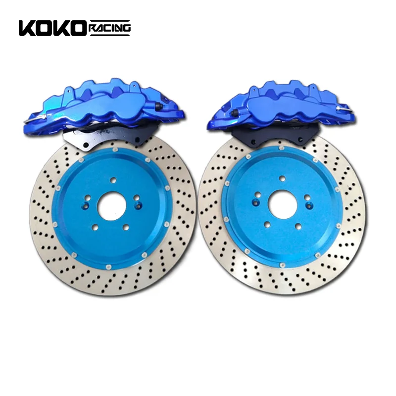 

Customize Aluminum Aolly 6 Big Pot Brake Caliper Cover with Disc Kit 19 20 21 inch Wheels for Nissan Patrol Y62 2011-2024