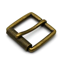 1piece 40mm Alloy Belt Buckle Men's Roller Pin Buckle Waistband Head Leather Craft Belt Parts Accessories Bronze Silver 2