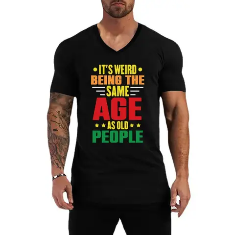 10 best sales v-ringade t-shirts för män - №8