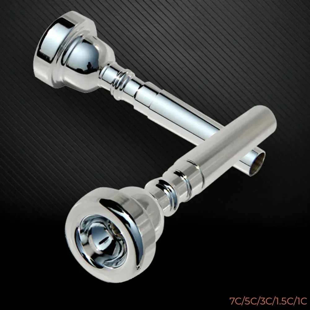 Professional Trumpet Mouthpiece 7C 5C 3C 1.5C 1C Replacement Copper Mouthpieces Portable Trumpet Instrument Parts